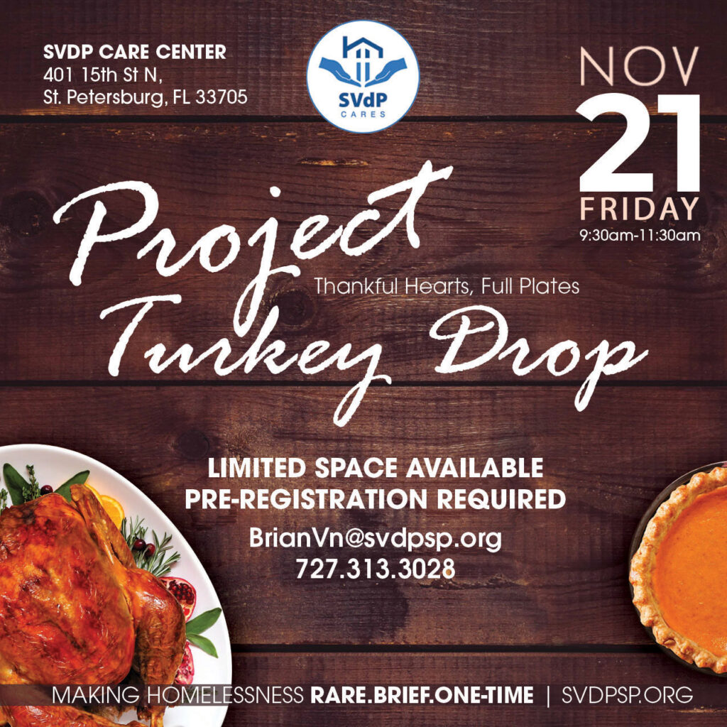 Project Turkey Drop - Thanksgiving Food Box for Families in Need
