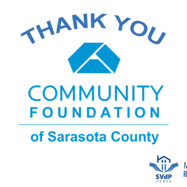 Community Foundation of Sarasota County Awards $10K Grant to SVdP CARES
